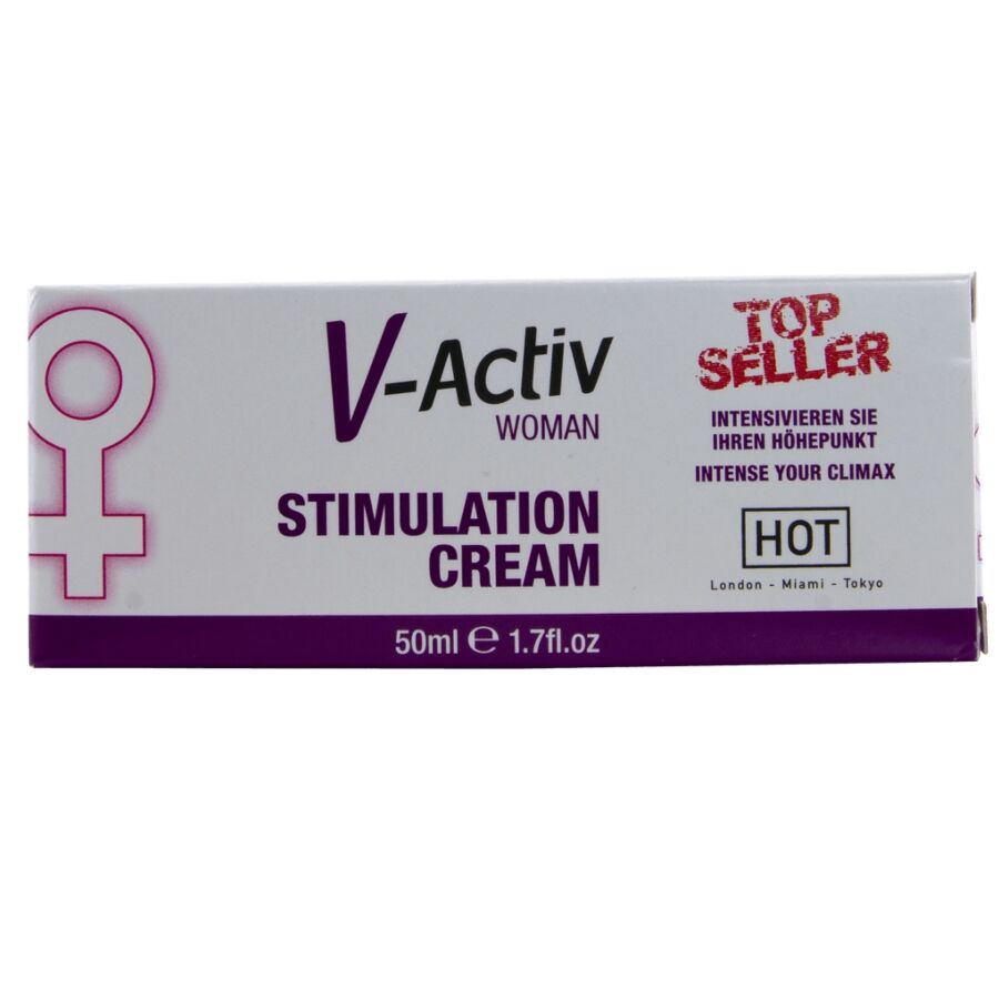 Hot - Стимулиращ крем за жени V-Activ, 50 мл