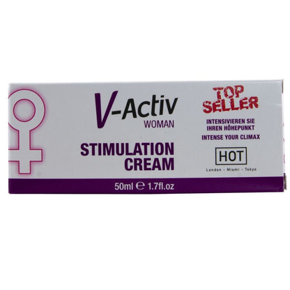 Hot - Стимулиращ крем за жени V-Activ, 50 мл