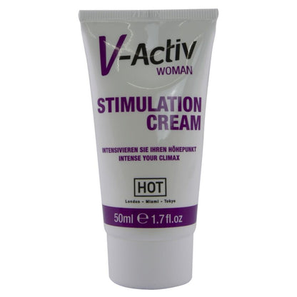 Hot - Стимулиращ крем за жени V-Activ, 50 мл