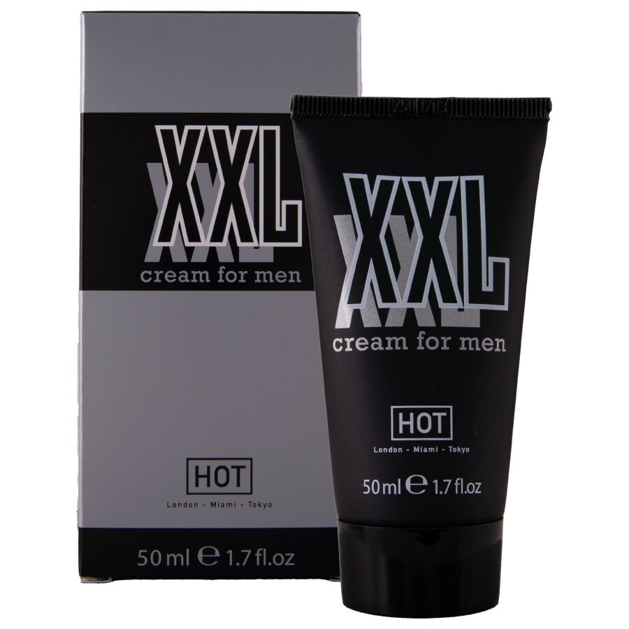 Hot - Мъжки крем за потентност и издръжливост XXL, 50 мл