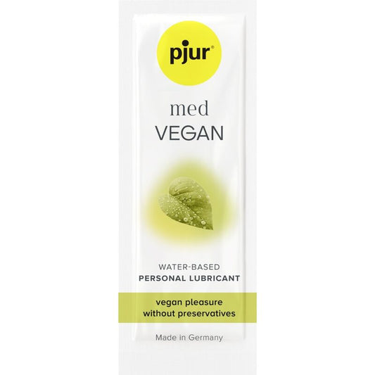 Pjur - Веган лубрикант на водна основа Med Vegan Glide, 2 мл