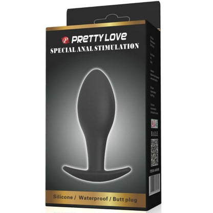 PRETTY LOVE - СИЛИКОНОВ АНАЛЕН ЩИПКА 8.5 СМ ЧЕРНА