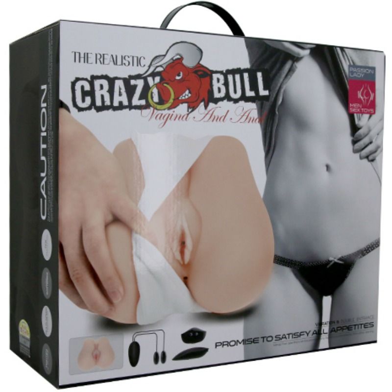 CRAZY BULL - РЕАЛИСТИЧНА ВАГИНА И АНУС С ВИБРАЦИОННА ПОЗИЦИЯ 3