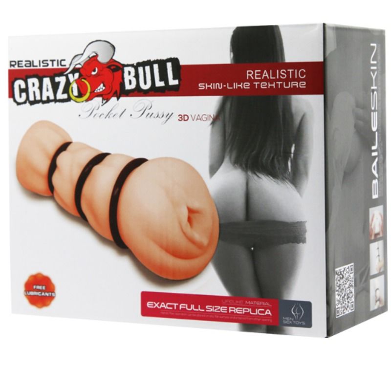 CRAZY BULL - ВАГИНАЛЕН МАСТУРБАТОР С ПРЪСТЕНИ