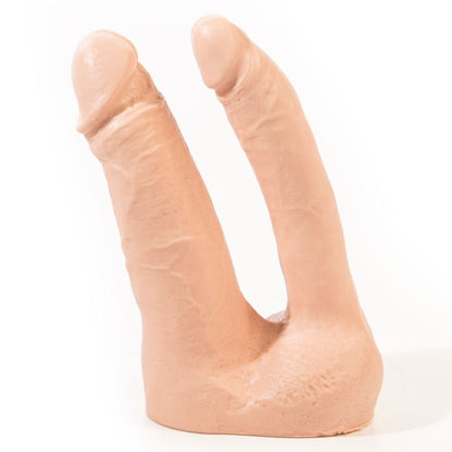 РОЗОВА СТАЯ - РЕАЛИСТИЧЕН ДВОЙЕН ДИЛДО ARTHUS FLESH 17CM/15.5CM