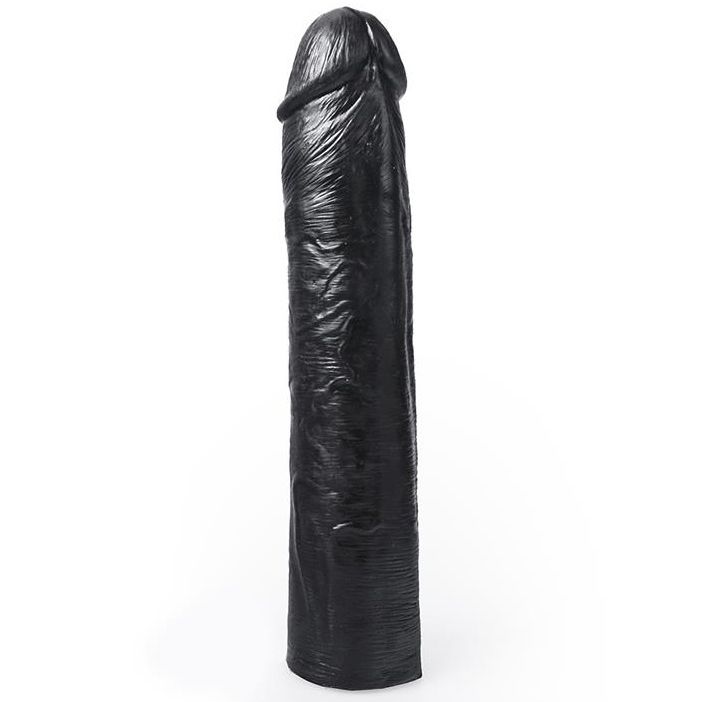 HUNG SYSTEM - РЕАЛИСТИЧЕН ДИЛДО ЧЕРЕН ЦВЯТ BENNY 25.5 CM