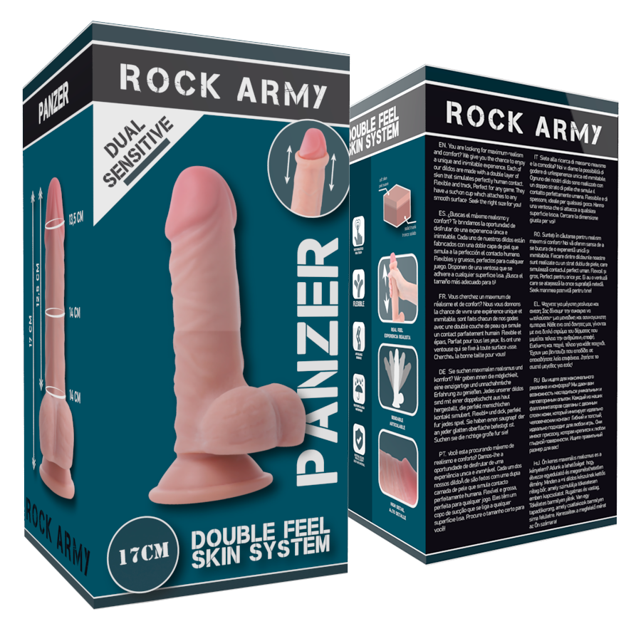 ROCKARMY - ДВОЙНА ПЛЪТНОСТ ПАНЦЕР 17 CM -O- 4.46 CM