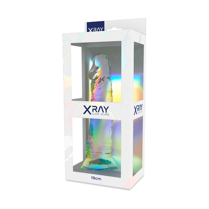X Ray - прозрачен пенис 19 см -o- 4 см