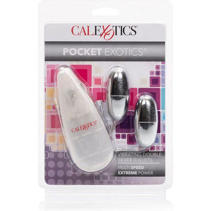 CALEXOTICS - ВИБРИРАЩИ КУРШУМИ SILVER DUO