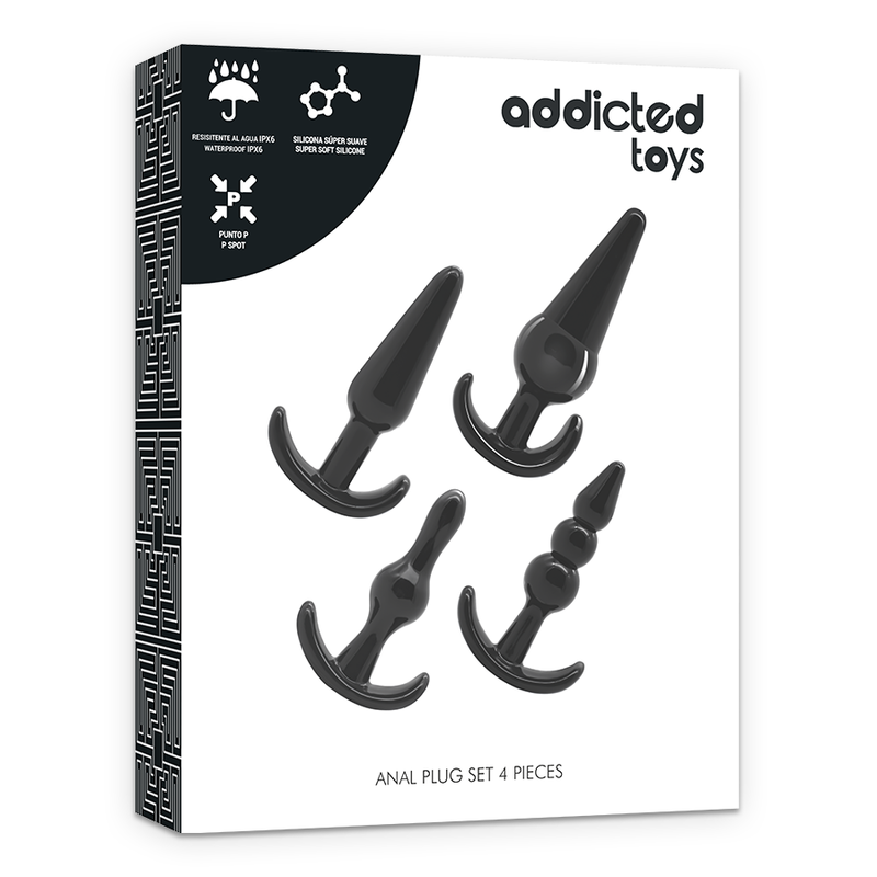 ADDICTED TOYS - КОМПЛЕКТ 4 АНАЛНИ ТАПИ